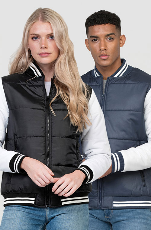 puffy varsity jacket